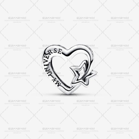 Pandora Openwork Family Heart & Star Charm - Picture 2 of 5